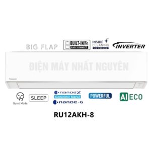 Điều hòa Panasonic RU12AKH-8 Inverter 1 chiều  12000Btu
