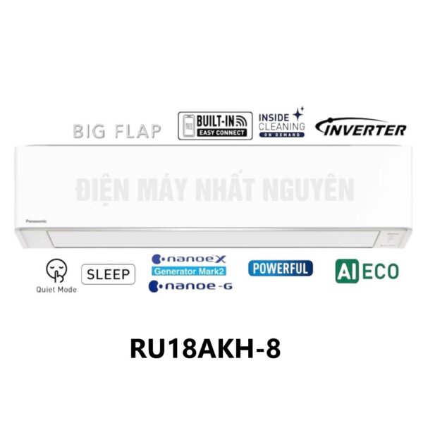 Điều hòa Panasonic RU18AKH-8 1 chiều Inverter 12000Btu