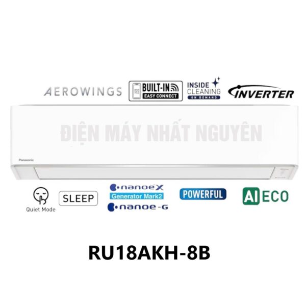 Điều hòa Panasonic RU18AKH-8B 1 chiều Inverter 12000Btu