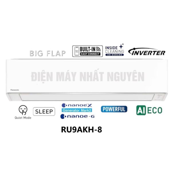 Điều hòa Panasonic RU9AKH-8 1 chiều Inverter 9000Btu