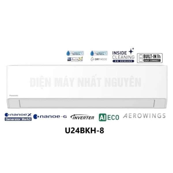 Điều hòa Panasonic U24BKH-8 24000BTU 1 chiều inverter