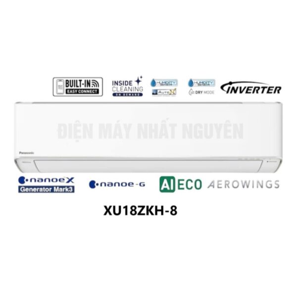 Điều hòa Panasonic XU18ZKH-8 inverter 1 chiều 18000BTU