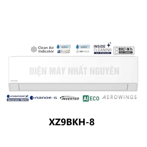 Điều hòa Panasonic XZ9BKH-8 Inverter 2 chiều 9000Btu (model 2025)