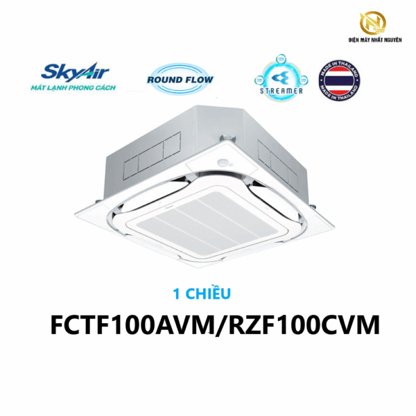 Điều hòa âm trần Daikin FCTF100AVM/RZF100CVM 1 chiều Inverter 34000btu