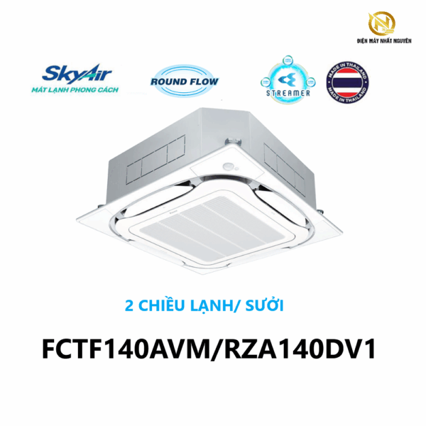 Điều hòa âm trần Daikin FCTF140AVM/RZA140DV1 2 chiều Inverter 48000btu