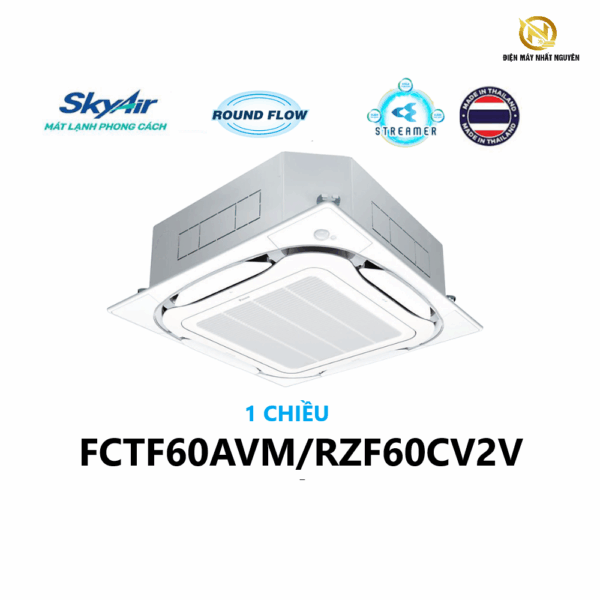 Điều hòa âm trần Daikin FCTF60AVM/RZF60CV2V 1 chiều Inverter 21000btu