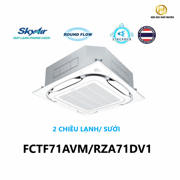 Điều hòa âm trần Daikin FCTF71AVM/RZA71DV1 2 chiều Inverter 24000btu
